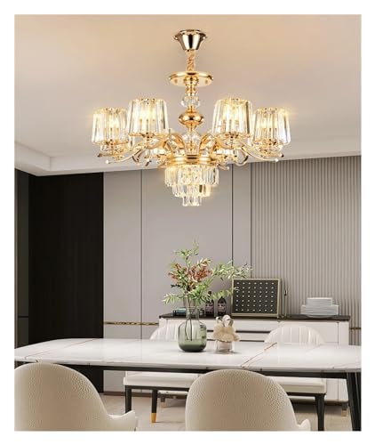 Lustre en cristal de luxe YSJNGF pour illuminer vos moments en famille