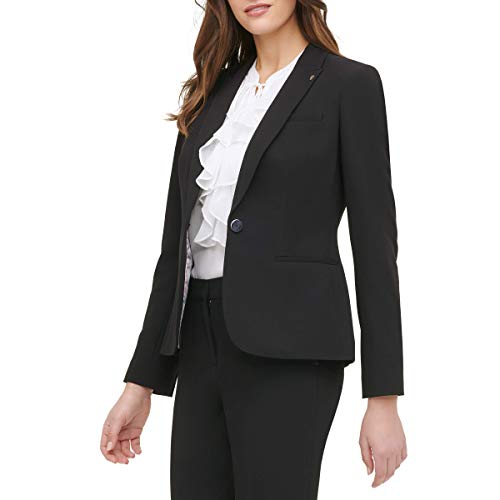 Tommy-Hilfiger-Womens-Blazer–Business-Jacket-with-Flattering-Fit-and-Single-Button-Closure Tommy-Hilfiger-Womens-Blazer–Business-Jacket-with-Flattering-Fit-and-Single-Button-Closure