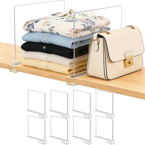 Acrylic Shelf Dividers for Clo...