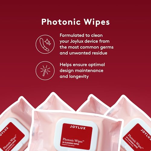 Image of Joylux - Photonic Wipes, For vFit Device, Women's Device Cleaner, Mild Formula, Helps Ensure Optimal Device Maintenance & Longevity (30 Count) (Pack of 3)