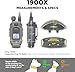 Dogtra 1900X 2-Dogs E-Collar with Remote [New Edition] 35 lbs+, 3/4 Mile Range, LED Light, 100 Levels Control for Stubborn Dogs, Waterproof, Boost for Quick Recall, Vibration, Safety Lock & Tone