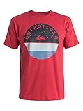  Quiksilver Classic Extinguished - T-Shirt - Camiseta - Hombre - S - Rojo