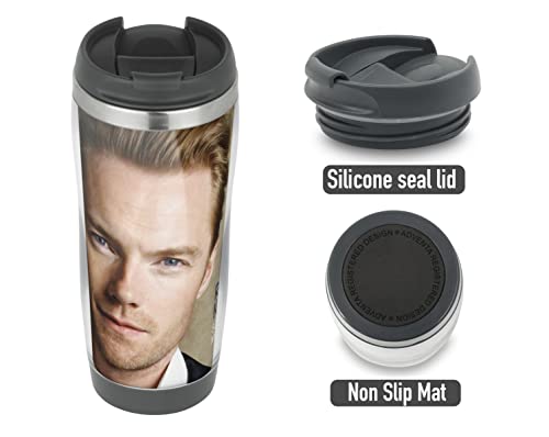 Profiles Ronan Keating Young - Travel Mug, Thermal Insulated Cup for Hot and Cold Beverages Drinks - Image 3