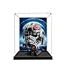 Produktbild Acryl-Vitrine für Lego 75429 Fahrerhelm-Modell, 3 mm staubdichte Displaybox, Vitrine kompatibel mit Lego 75429 (Modell nicht im Lieferumfang enthalten) (Hintergrund 3 mm)