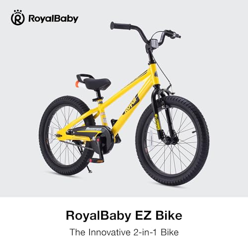image for Royalbaby Freestyle EZ Kids Bike, Easy Learn Balancing to Biking, 18 I