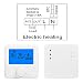 Controlador Inalámbrico Digital Pantalla LCD, Controlador Programable de Temperatura para Sistema de...