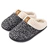 ULTRAIDEAS Women’s Fuzzy Wool-Like House Shoes with Memory Foam, Gift for Women, Ladies Slippers with Indoor &Outdoor…