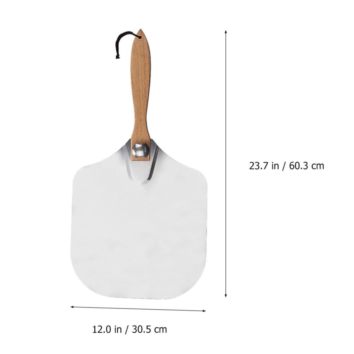 2 Piezas Pala de Pizza Plegable de Aluminio Mango de Madera