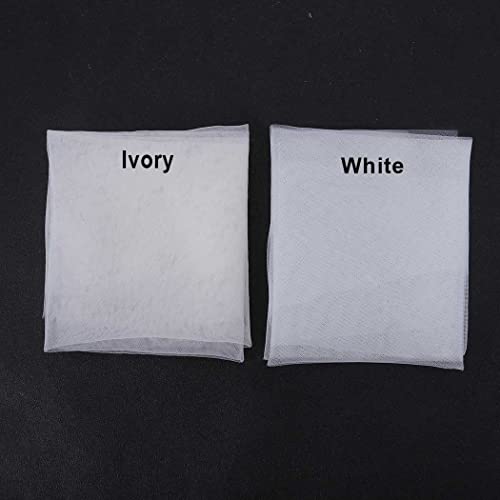 Ursumy Wedding 2T Veil Long Cathedral Veil Soft Tulle Bridal Veils With Comb (Ivory) #TOP5