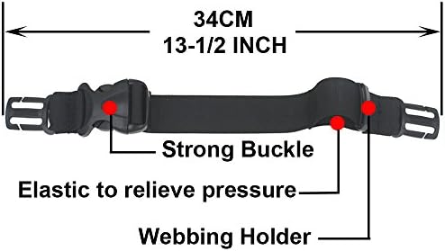 YYST Sternum Strap Backpack Chest Harness for Backpack with 20MM or 25MM Webbing