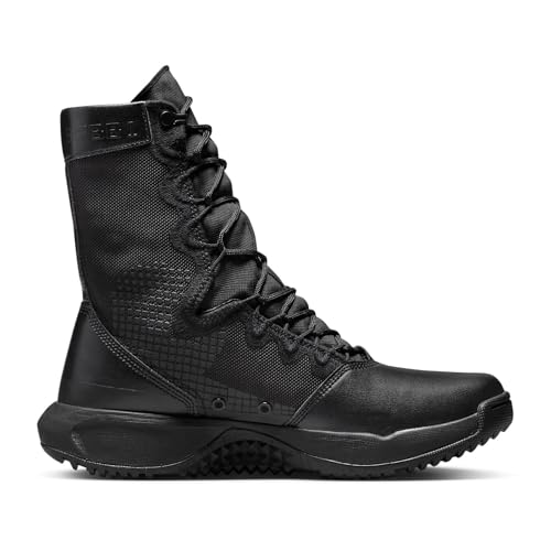 Nike Bota tática masculina, Preto/preto, 11