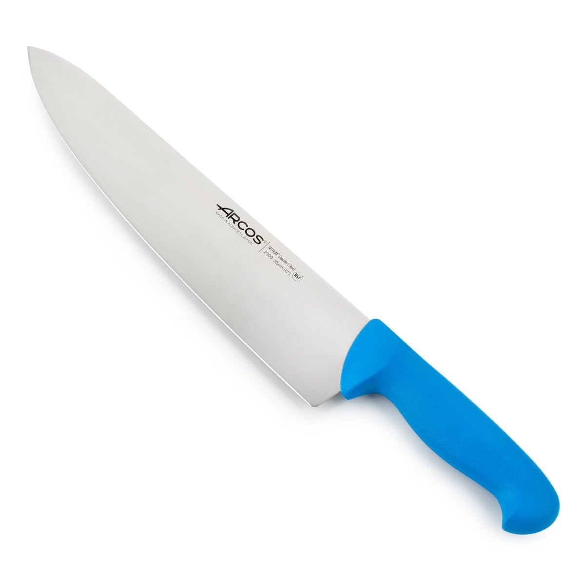 Arcos Cuchillo Chef con Hoja Acero Inoxidable Nitrum 200 mm. Cuchillo Cocina Profesional multipropósito. Mango ergonómico Polipropileno. Serie 2900. Color Negro. — view 42
