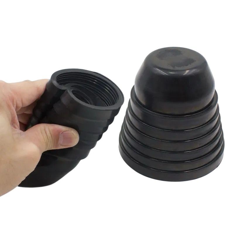 Image of CLOUDSALE LED Headlight Dust Cover Rubber Seal Cap Universal fit 70 to100mm (Pack of 2)