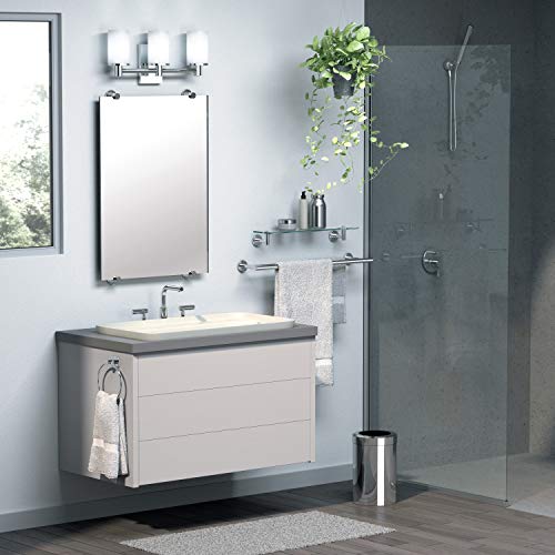 Gatco 4246 Latitude Ii Glass Shelf, Chrome,Medium 20 Inch #TOP2