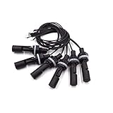 DerBlue 6 Pieces Side Mounted Horizontal Liquid Float Switch Water Level Sensor