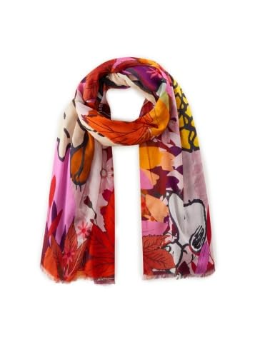 CODELLO X Peanuts XL-Character-Schal, Beere-Mehrfarbig
