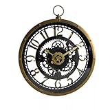 Relógio De Parede Retrô Antigo Engrenagem Vintage Decoração