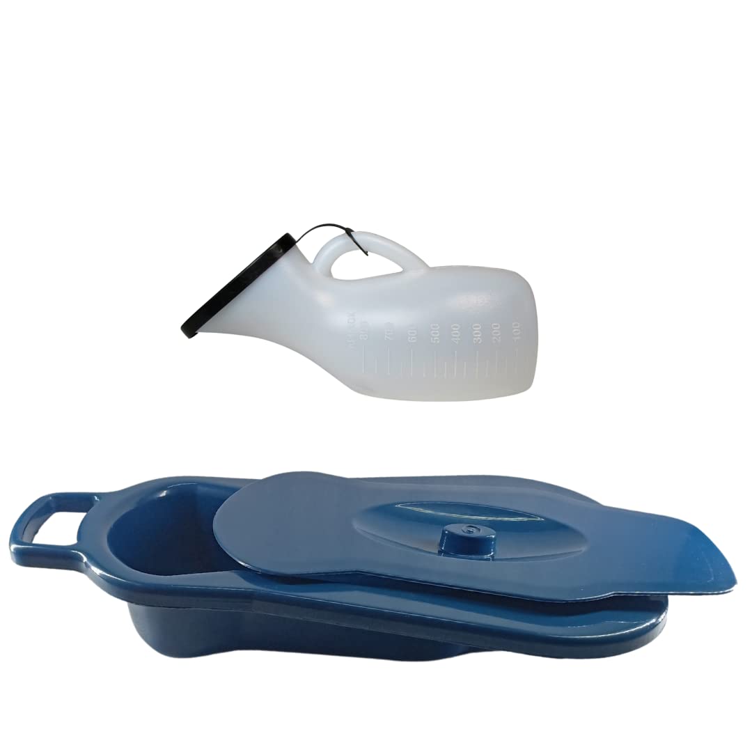 Buy Scientific Indian I Bed Pan with Lid for Male Female Elderly