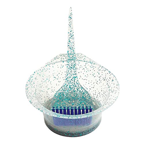 hair color mixing bowls Hair Coloring Dyeing Kit Salon Hair Dye Brush Bowl Set Hairdressing Styling Accessories 2PCS Blue