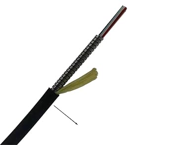 6-core armored patchcord 150m200m250m300mtr TPU field singlemode LC SC-FC-ST A outdoor LSZH 5mm flexible optical fiber jumper150m LSZH FC-FC