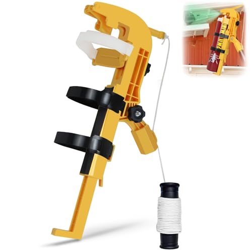 Sprühdosen Verlängerungsstangen Adapter | Sprühdosen Verlängerung mit 3.6m Teleskopstange, Einstellbarer Sprühdosenhalter für Wespenschaum, Wespenspray Spray, Spritzlackierung (C)