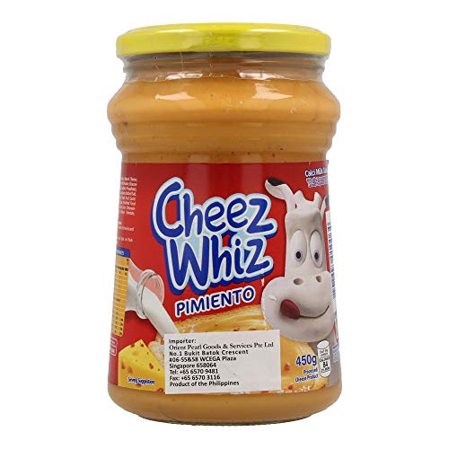 Pasta de queso con pimiento (CHEEZ WHIZ KRAFT) 470g