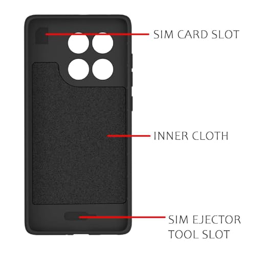 Image of Shockproof Case for iQOO Neo 10 5G | Full Camera Protection | TPU Flexible Back Cover for iQOO Neo 10 5G (Matte Black)