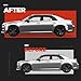 HECASA LED Side Marker Lights Compatible with 2015-2023 Chrysler 300 Replacement for CH2551136 CH2550136 Bumper Signal Parking Lamps 4Pcs Smoke Lens Front & Rear White LED