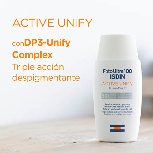 FotoUltra-100-ISDIN-Active-Unify-SPF-50-Protector-solar-facial-Aclara-y-unifica-el-tono-de-piel-50-ml