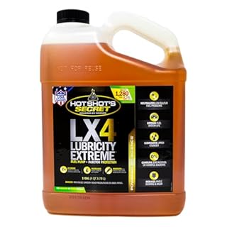Hot Shot’s Secret LX4 Lubricity Extreme 1 Gallon – Treats 1280 Gallons – Fuel Additive for Gasoline and Diesel Engines, Increases Lubricity, Protects and Extends Fuel System Life