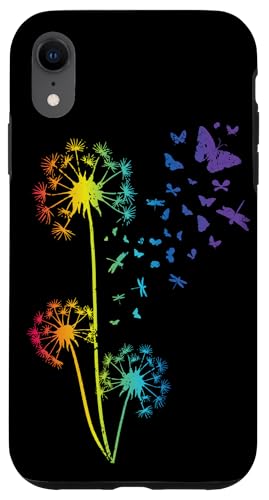 ���̃^���|�|�̖�̉� �^���|�| �~�j�}���X�g Rainbow Dandelion Flower Wildflower �X�}�z�P�[�X iPhone XR �p