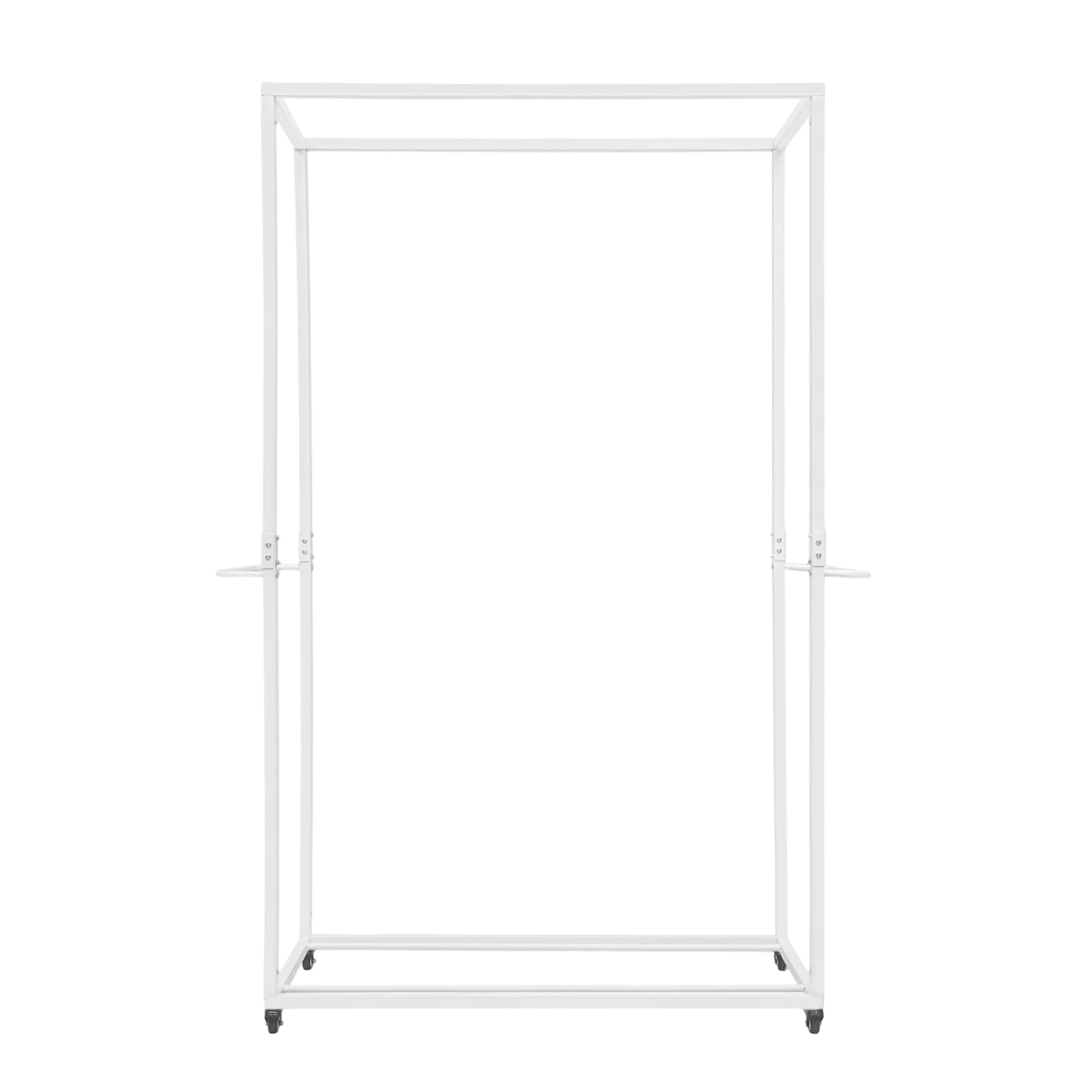 Carro plegable para silla de 100 kg, soporte para silla de hierro con 4 frenos, 105 x 50 x 192 cm, para sillas de comedor plegables, soporte para sillas de comedor para fiestas, hoteles y escuelas