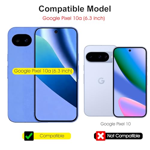 SPARIN Panzer Schutz Glas für Google Pixel 10a, 3 Folie und 2 Kameraschutz – Ansicht 2