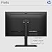 HP Series 3 27 inch FHD Monitor, Full HD Display (1920 x 1080), IPS Panel, 1300:1 Contrast Ratio, 250 Nits, Eye Ease with Eyesafe Certification, Black, 327se (2025)