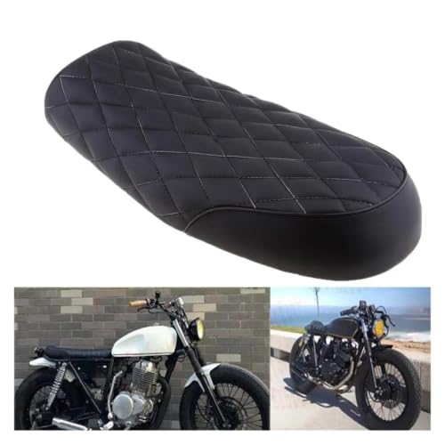 Asiento de motocicleta plano con soporte de montaje ajustable 6