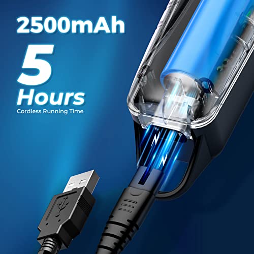 Hair Clippers For Men, 5 Hours Cordless Hair Cutting Kit With 10 Combs, Led Display, Low Noise Professional Beard Trimmer Barber Clippers Hair Cutting Kit With Scissors,Cape, Gifts For Men Family #TOP2