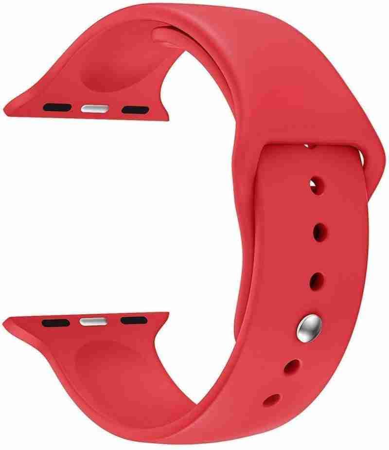 Soft Silicone Sport 38mm/40mm/41mm Rainbow Smart Watch Strap For Boys/Girls (RED) (B0CZ8GYCBF) Amazon Price History, Amazon Price Tracker