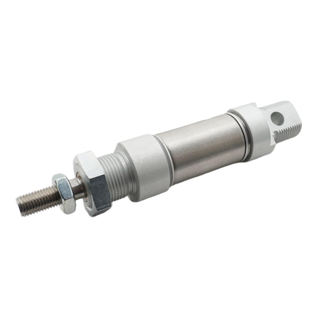 Fittingstore - Kleinzylinder ISO 6432 / CETOP RP 52 P, einfachwirkend Pneumatik Druckluftzylinder (Kolben Ø: 20 mm // Hub: 50 mm)