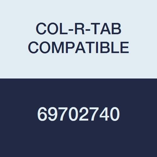 69702740 12000 Series Color Code Alpha "W" Label, Brown Mylar Permanent, 1-1/2" x 1" Size, Pack of 126