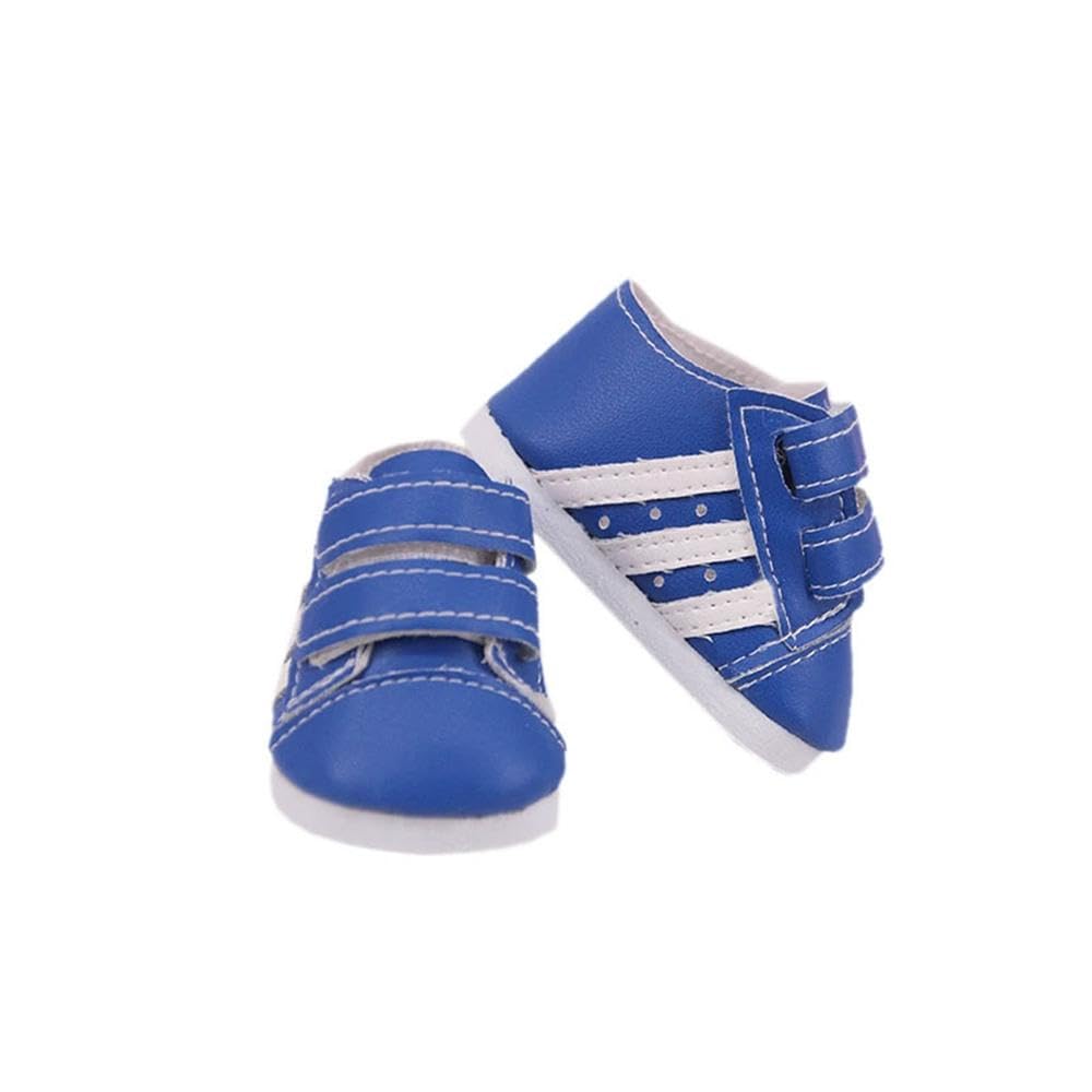 Amlhy Doll Shoes Sports Shoes for 18 inch Doll 46cm Doll Accessories Toys - Blue - 1 Pc