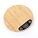 Waga kuchenna Cyfrowa żywność Drewniana waga środowiskowa do drewna Skala do kawy w gospodarstwie domowym Skala elektroniczna Led Waga do pieczenia bambusa 5 kg / 1G-Skala_5 kg-1G