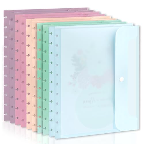 Pochettes en plastique de 21,6 x 28,9 cm pour trier vos cours et dossiers de travail