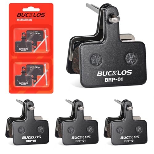 Image of AEYINO 4 Pairs Bike Brake Pads for TRP Tektro Shimano MT200 Deore Br-M575 M525 M515 T615 T675 M505 M495 M486 M485 M475, Disc Bicycle Brakes Pads for Mountain Bike/Electric Bike/Road/Scooter