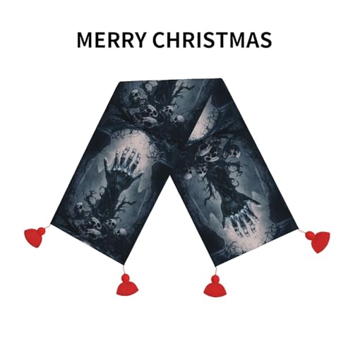 Chemin de table de Noël à pompon pour sublimer votre salle à manger - 4