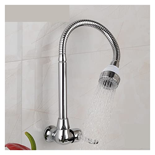 Grifo universal de pared monomando plegable 1A para fregadero 6