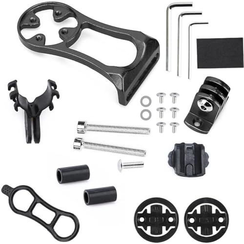 Wolfride Bike Computer Mount Out Front | Adjustable Angle Extension Handlebar Mount | Compatible with Garmin/Wahoo/Cycling Phone/Light/Action Camera - Thumbnail 7