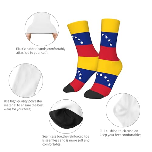 Flag of venezuela A Pair Junior Athletic Short Tube Socks Children Calf Tube Socks Short Stockings3