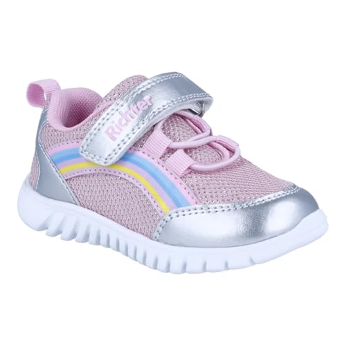 Richter Kinderschuhe Jungen Mädchen Wallaby Sneaker, Silver/Powder(Rainbo,...