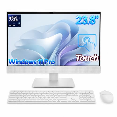 Image of Dell 24 All in One Touchscreen Desktop, Intel Ultra 7 355, 16GB RAM 1TB SSD