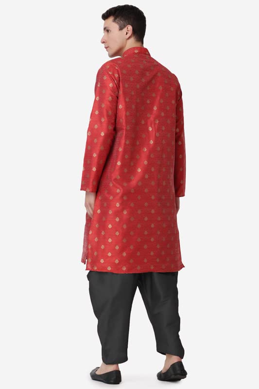 Kurta larga de seda jacquard para lucir elegante sin trajes incómodos 2